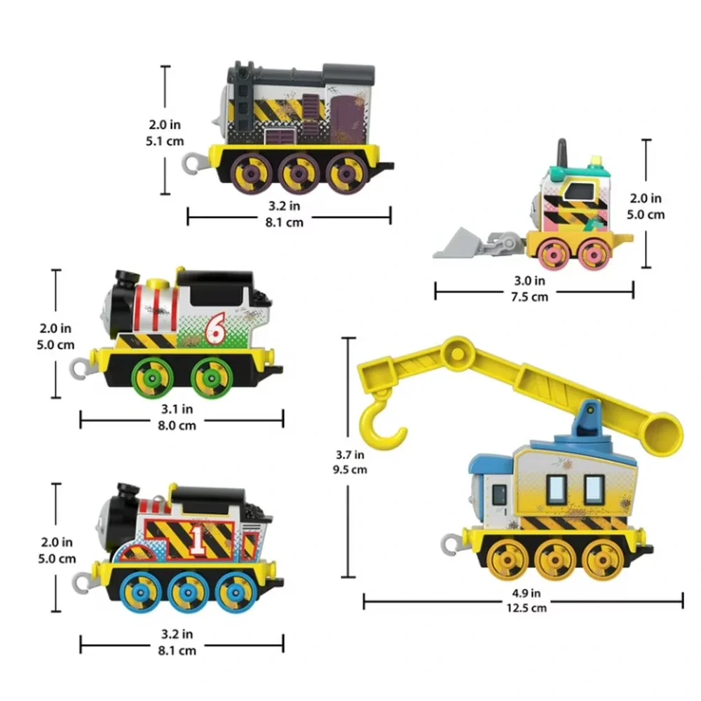 Thomas & Friends Construction Crew 5-Pack Diecast Train Set NIB